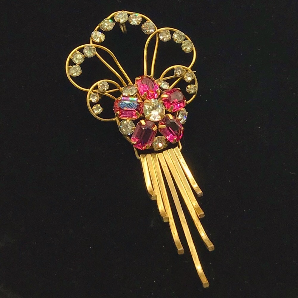 Vintagee Art Deco 1/20 12KT Gold Pendant Brooch